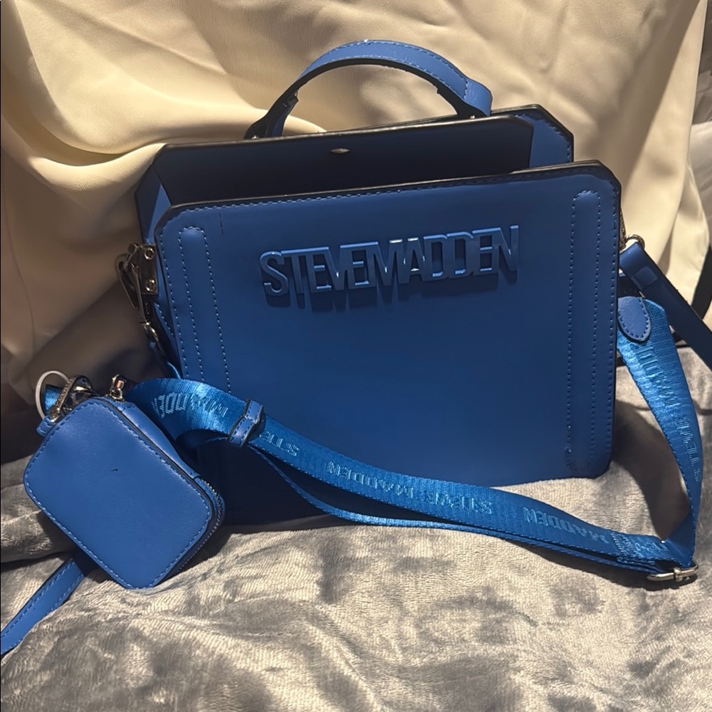 Steve Madden Vibrant Blue Handbag Set